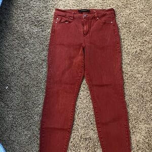 Liverpool size 10 burgundy skinny jeans